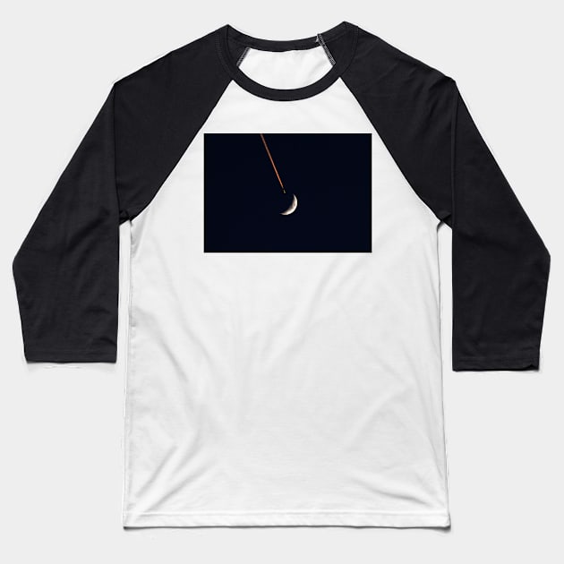 "Moon Flight" Baseball T-Shirt by dltphoto